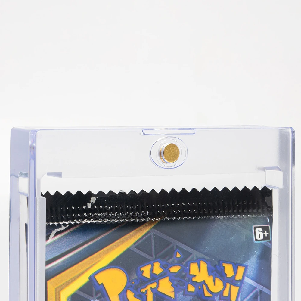 الاكريليك بطاقة الشفط المغناطيسي الطوب ل POKE عالية الإنتاجية عالية صلابة لعبة الكرتون بطاقة الطوب صندوق عرض اليدوية