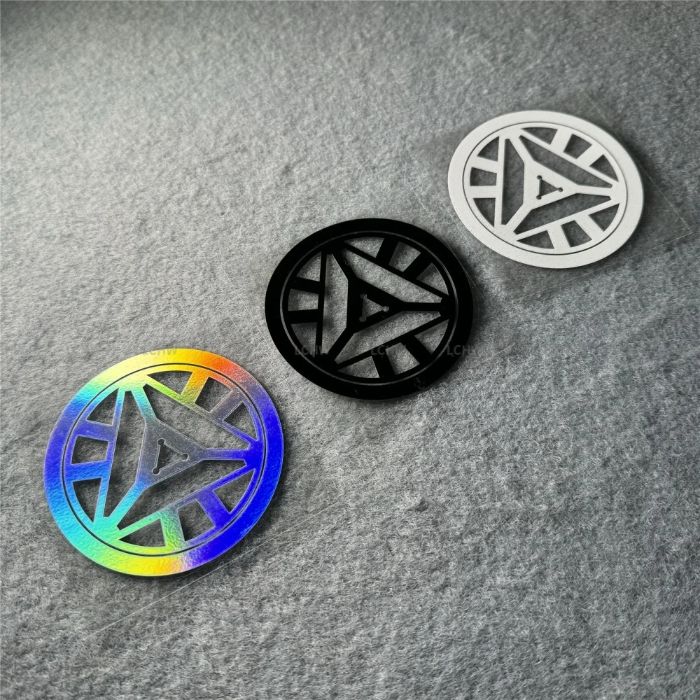 Car Styling Sticker Cartoon Cold Nuclear Fusion Ark Reactor Hero Decal Motorcycle Racing Auto Tail Window Tape