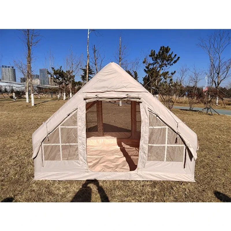 

Waterproof Outside Luxury Large Inflatable Air Tent Camping Outdoor Big Size Inflatable Tent With 12cm TPU Inflatable Tube