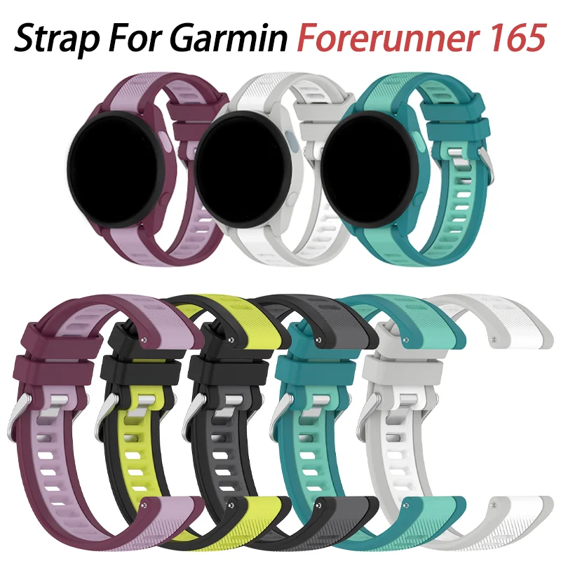 20-mm-Schnellverschlussarmband, kompatibel mit Garmin Forerunner 55 / Vívoactive 5 / Forerunner 165 Music / Vivoactive 3 5 Venu SQ 2