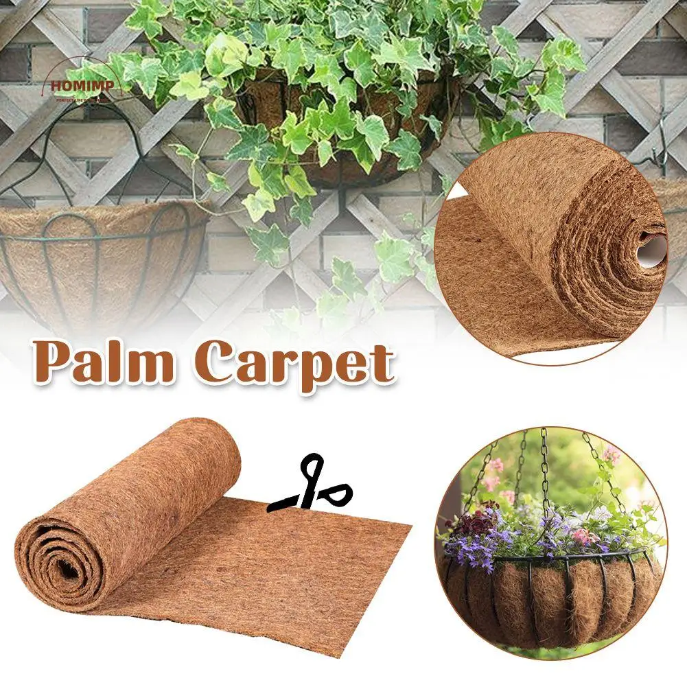 

Patio Cuttable Natural Garden Fiber Sheet Coconut Coir Liner Coco Carpet Palm Mat
