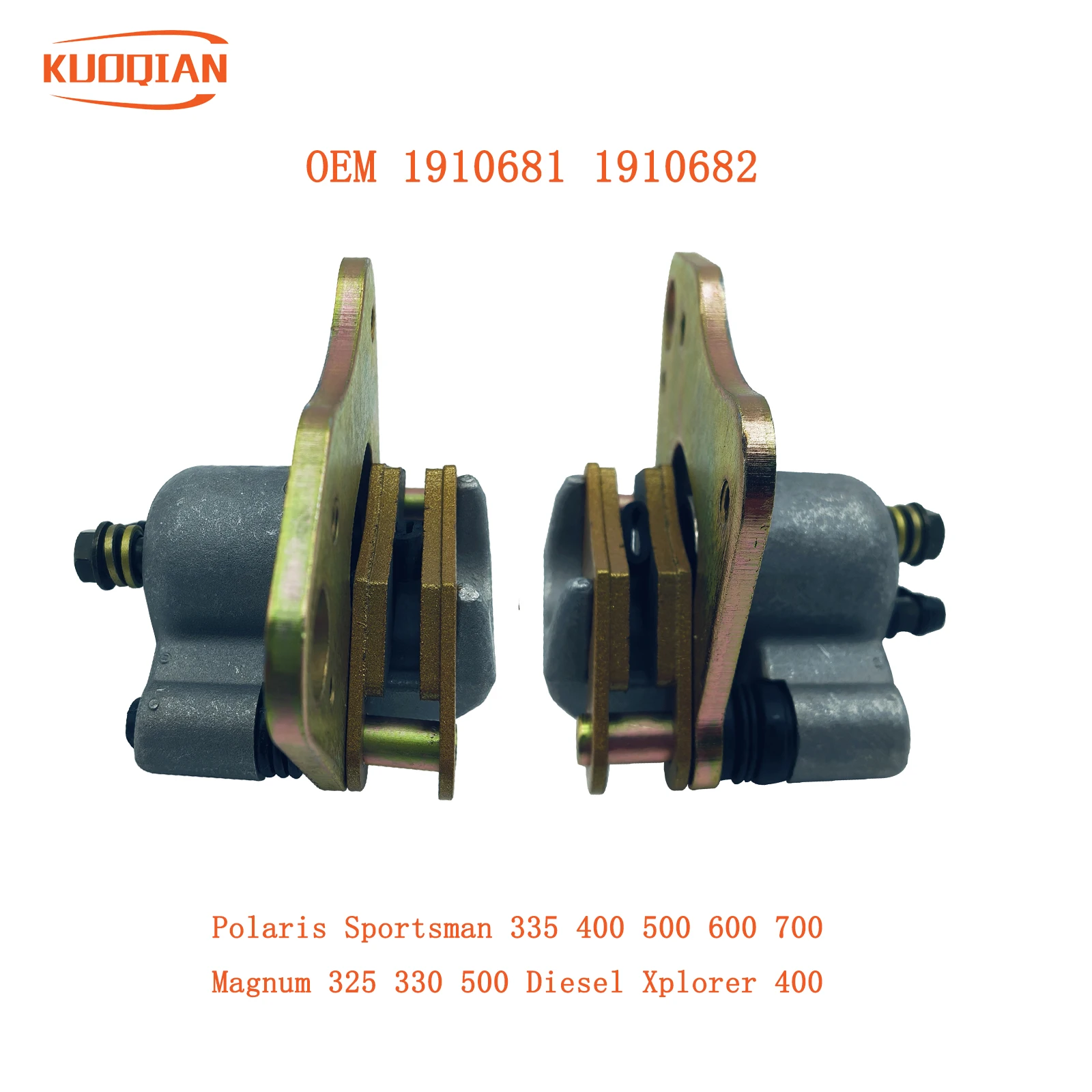 

2 шт. передний тормозной суппорт в сборе 1910681 1910682 для Polaris Sportsman 335 400 500 600 700 Magnum 325 330 500 Diesel Xplorer