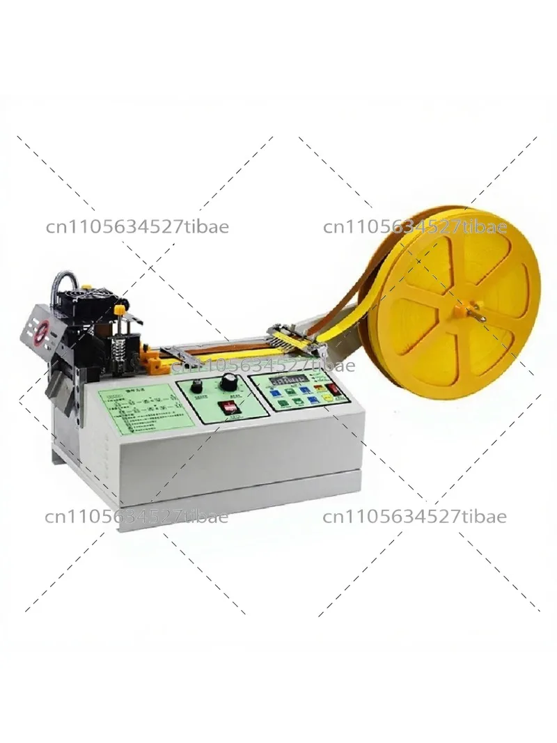 Auto Computer Hot and Cold Cloth Belt Tape Cutting Machine Magic Adhesive Tape Zipper Webbing Cutting Tool