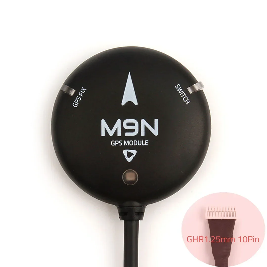 Holybro M9N módulo GPS com bússola, LED indicador para Pix32, Pixhawk 4, controlador de voo