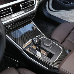 LHD Car Center Console Gear Shift Panel Cover Trim for BMW 3 4 Series 3GT G20 G21 G22 G23 G26 G28 2020-2023 Interior Accessories