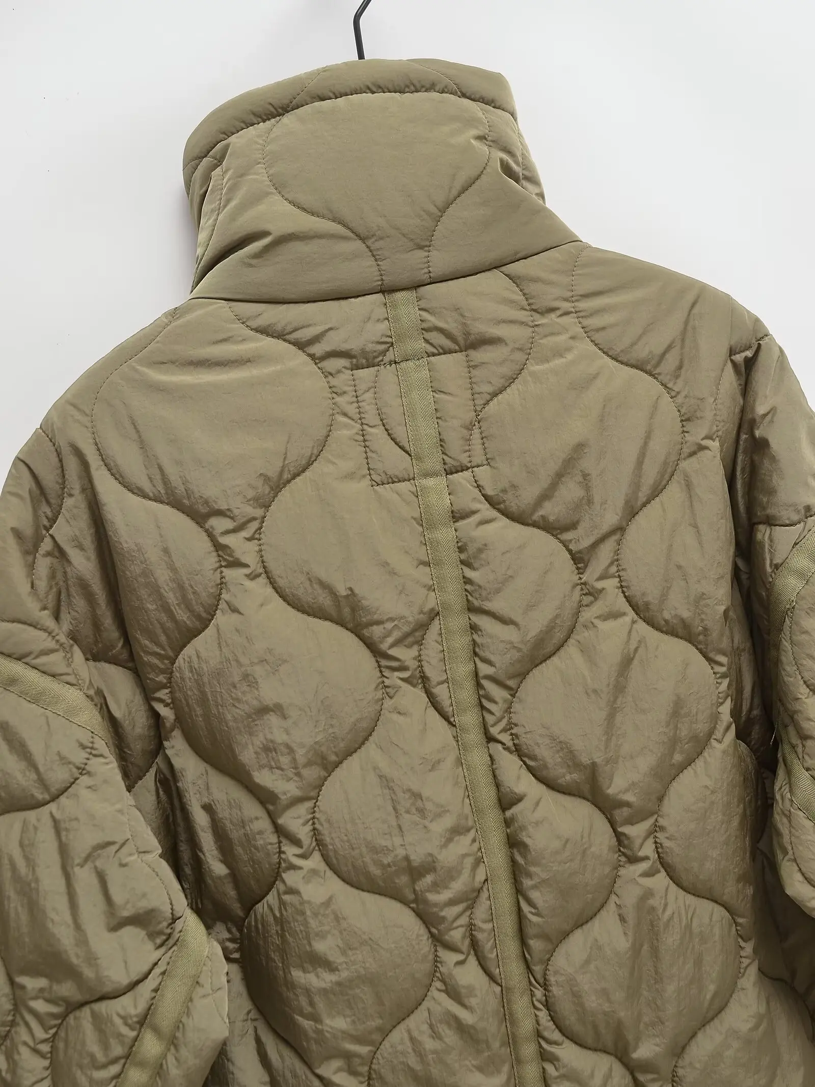 Padded Coat American Retro High Neck Parkas Warm Woman Winter Coats Winter Parkas For Women Elegant Luxury Women's Coat