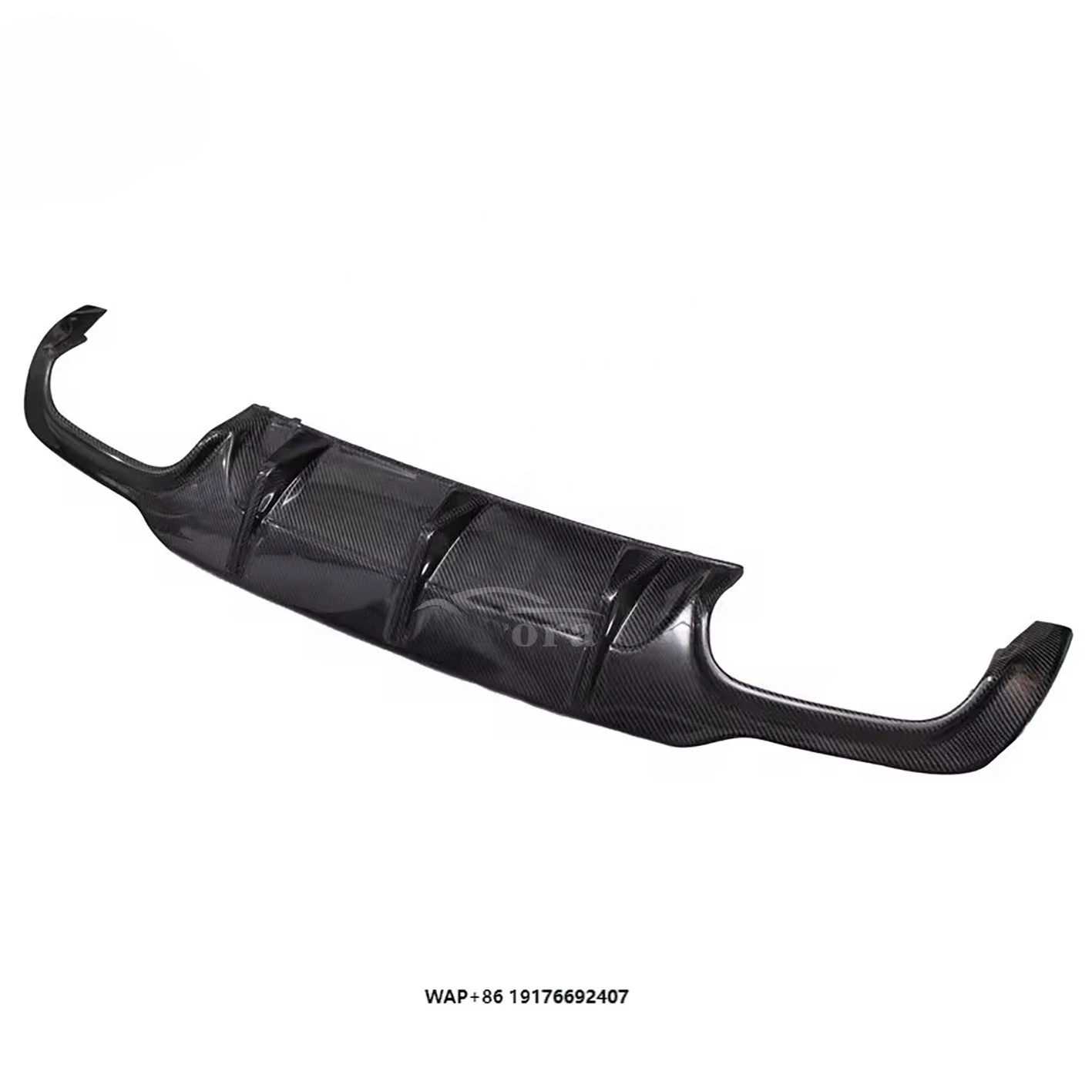 

High Quality Bumper Rear Diffuser Dry Carbon Fiber Suitable for MercedesBenz C-Class Luxury Edition (W204) C63 forAMG