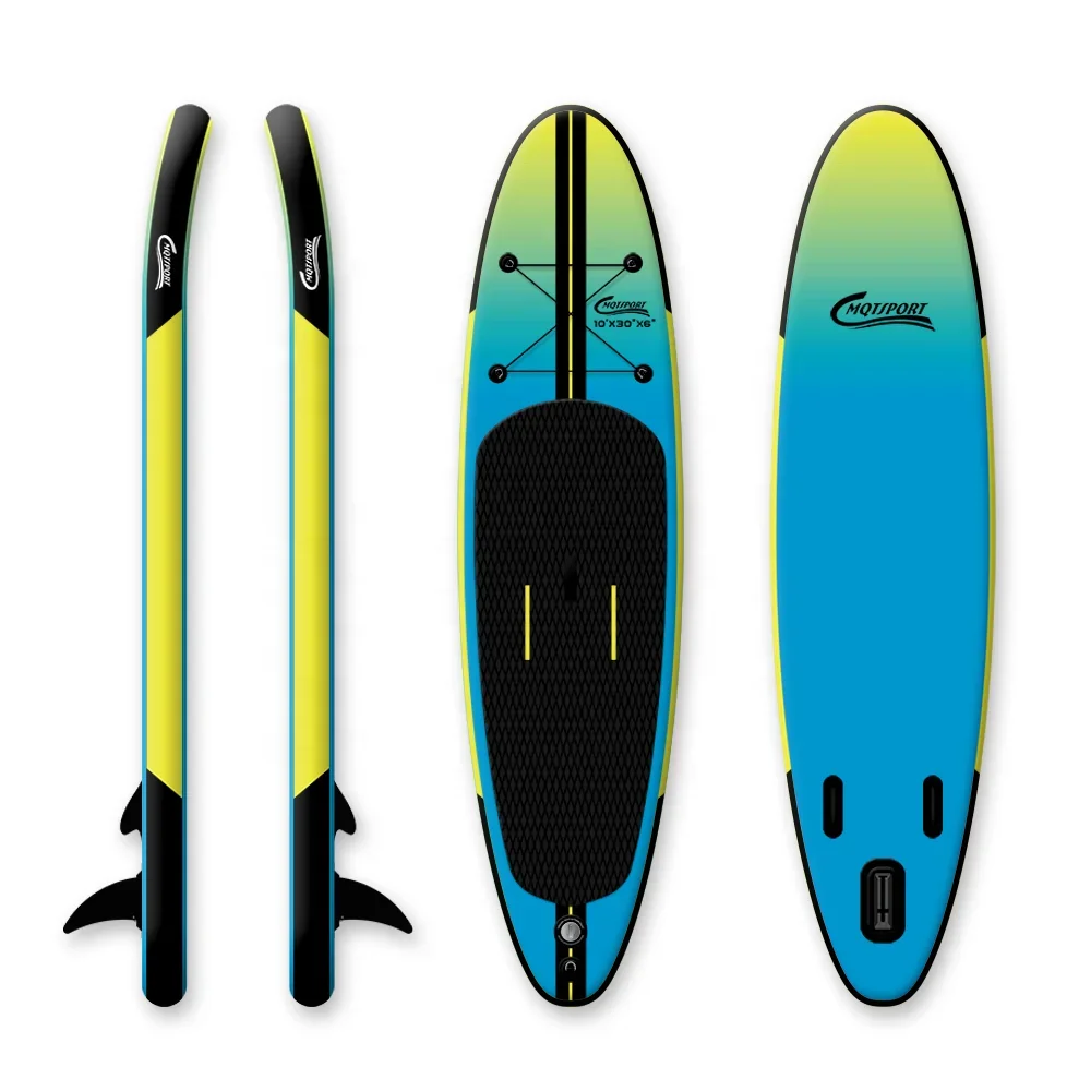 Top Quality CE Inflatable SUP Surfboard Water Sports Equipment Inflatable Stand Up Paddle Board ISUP For Surfing