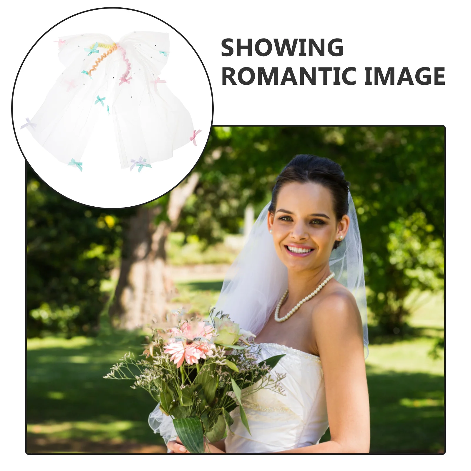 

Short Wedding Bridal Veil Bride Veil Meticulous Details Luxury Texture Bridal Accessory for Weddings Photoshoots