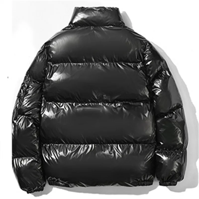 سترة شتوية للرجال سميكة ودافئة بياقة واقفة معطف هاراجوكو سترات رجالية غير رسمية بسحاب ملابس خارجية مقاومة للرياح سترة على الطراز الياباني