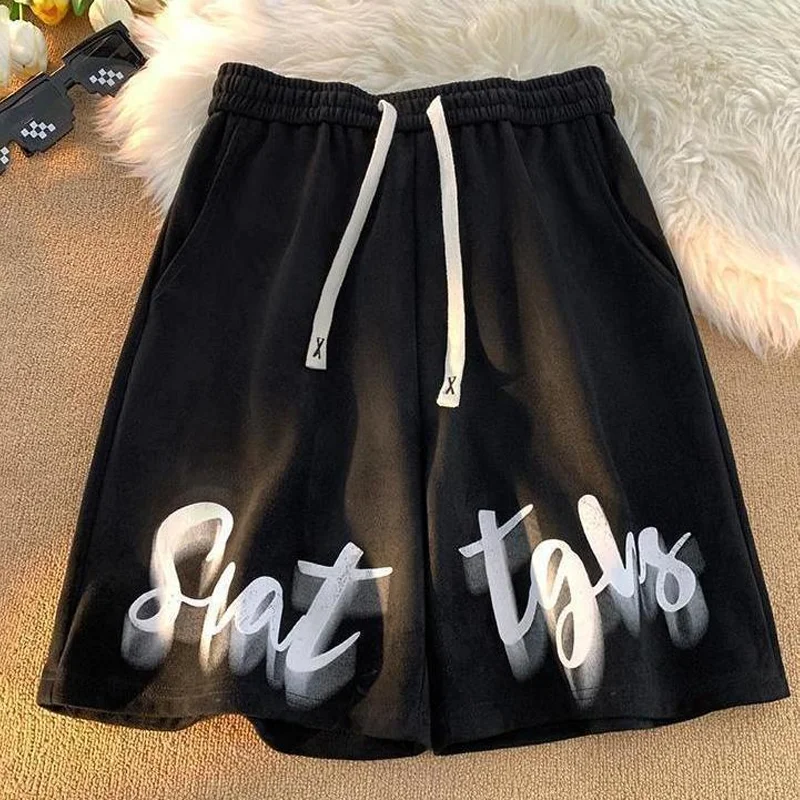 New Casual Shorts Men's Summer American Fifth Pants Fashion Brand Ins Sports Loose Large Size Basketball Pants