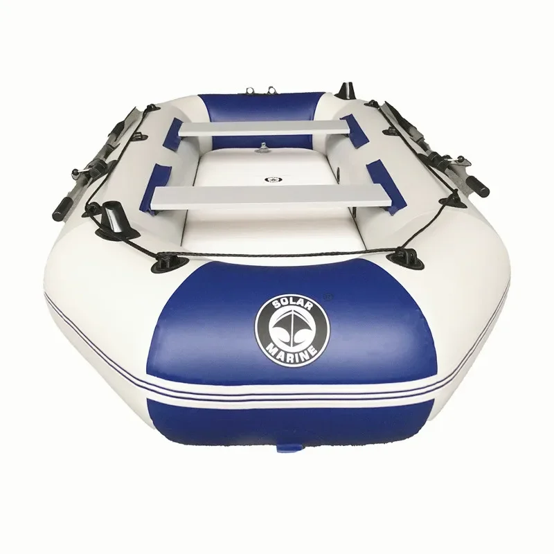 

2.7M 4 Person 0.9PVC Inflatable Boat Fishing Kayak Thick And Wear-resistant Canoe Air Mat Floor With All Accessories