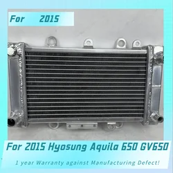 New Aluminum Radiator For 2015 Hyosung Aquila 650 GV650 Cooler Cooling Coolant