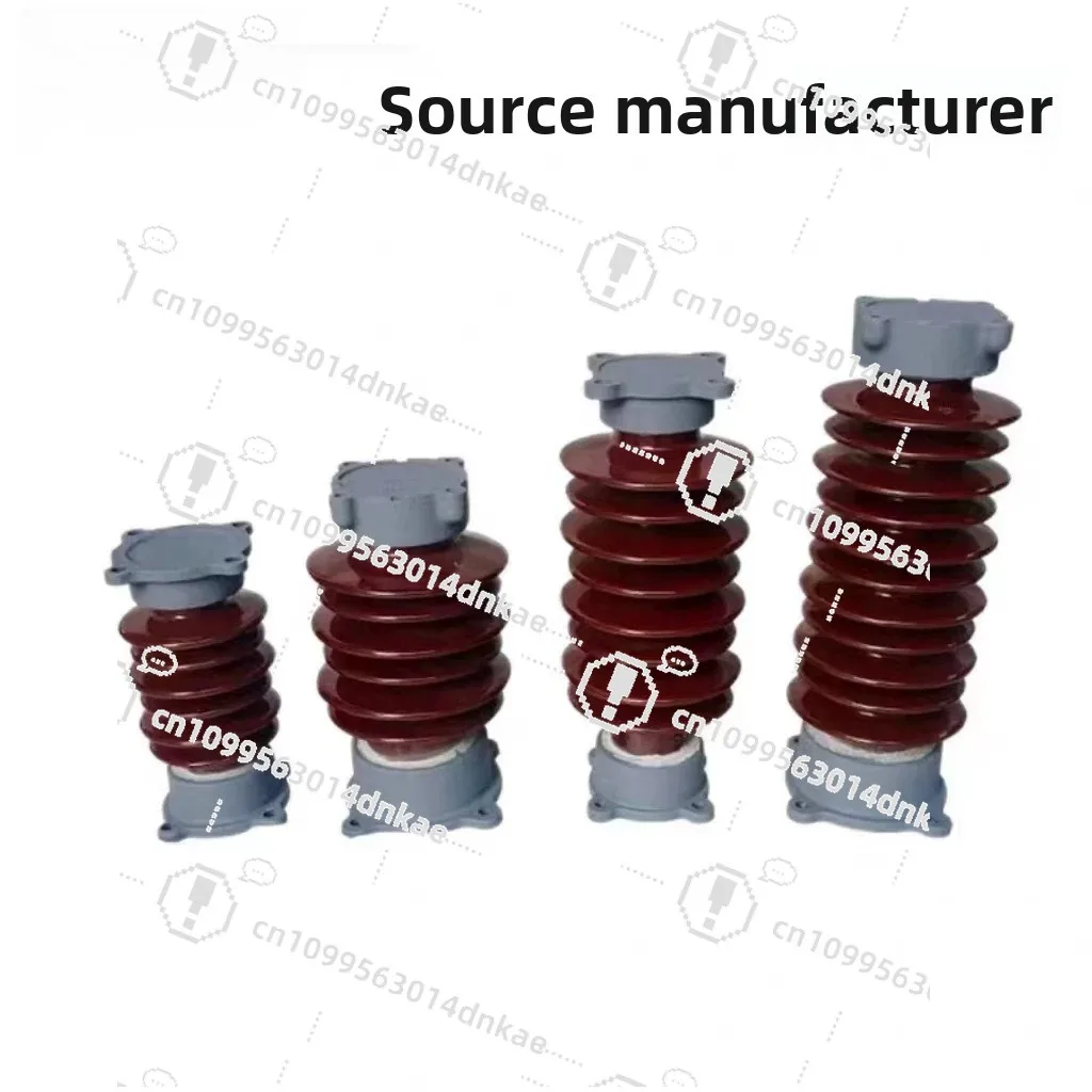 ZSW-35/4/8 Indoor and External High Voltage 35KV Pillar Insulator Anti-fouling Ceramic Support Column Porcelain Bottle Line