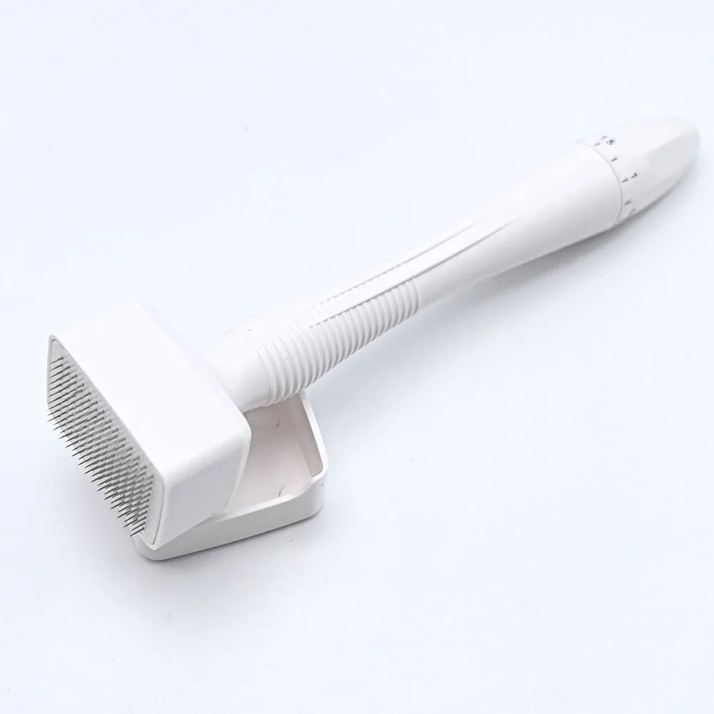 DRS-Tampon Derma Microneedle Réglable, Soins de la Peau, Barbe, Repousse des Cheveux, Outil de miles, Usage Domestique, 140A, 140 Broches