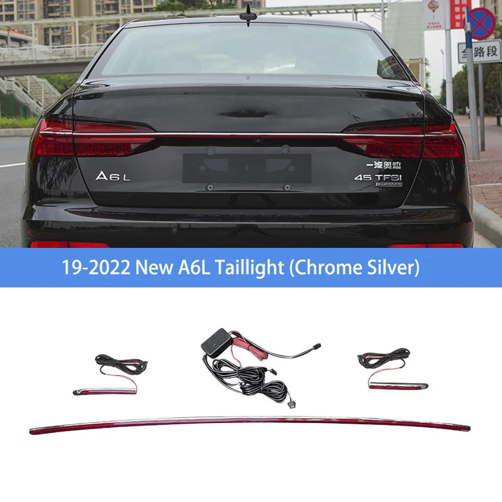 LED Taillight for Audi 2019-2022 A6 C8 Dynamic Flow Tail Light A6LED Streamer Tail Light Brake Light Warning Light