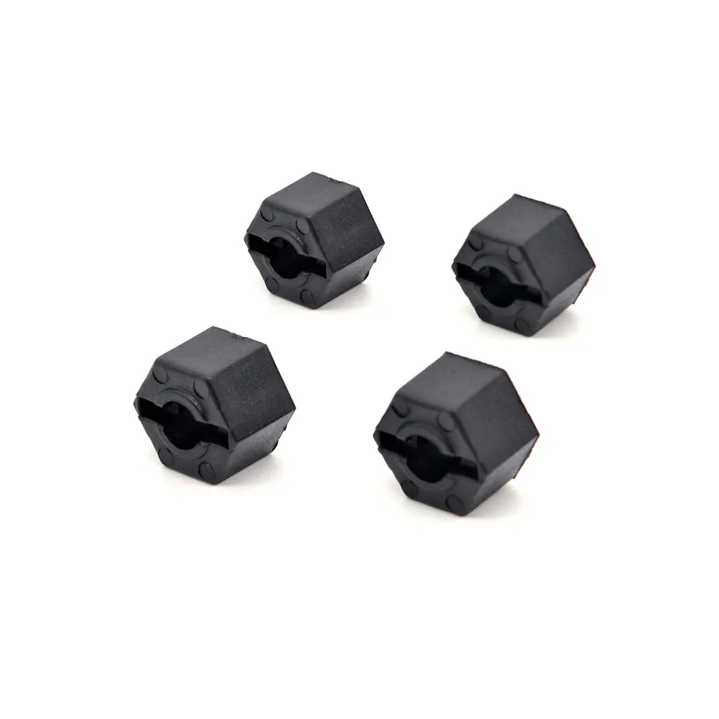 Adaptador hexagonal de 4 ruedas para coche de control remoto, accesorios de repuesto para ZD Racing piezas DBX10 7504, 1/10