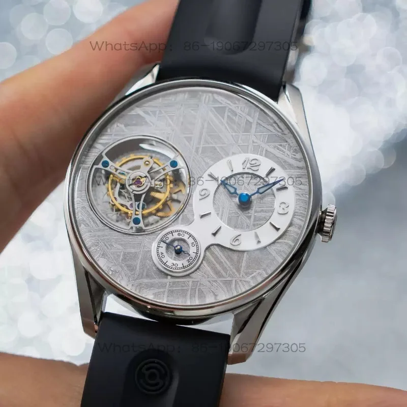 Cal 8325x Tourbillon Mechanical Men's Casual Watch Flying Suspension