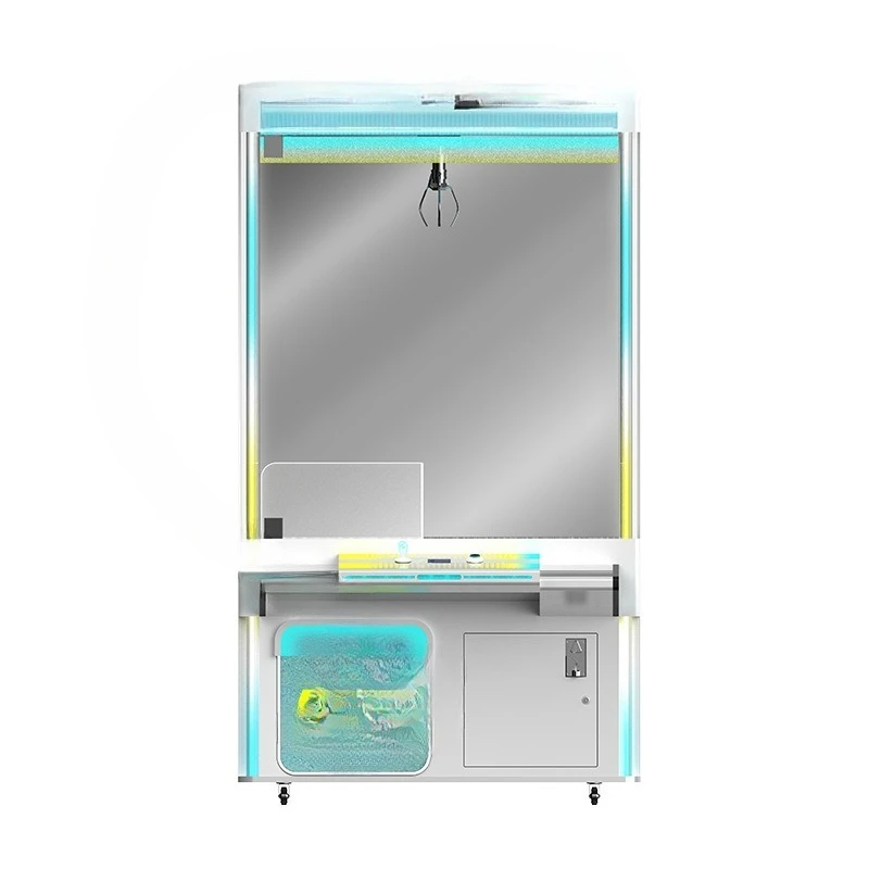 New doll grabbing machine, fully transparent doll clamp machine, large commercial