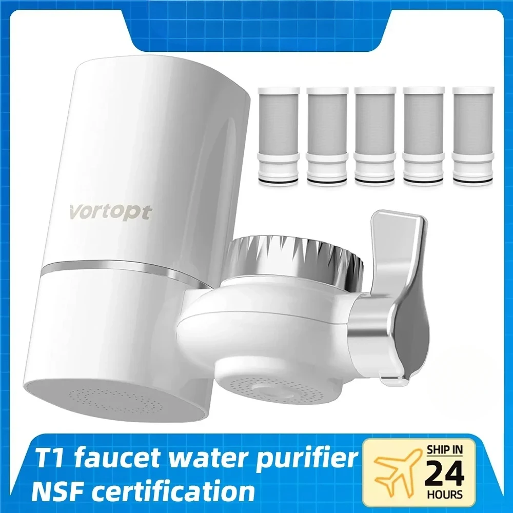 

Faucet NSF International Certified, A Set 5Pcs Filter Cartridges For Purifying 400 Gallons Of Water
