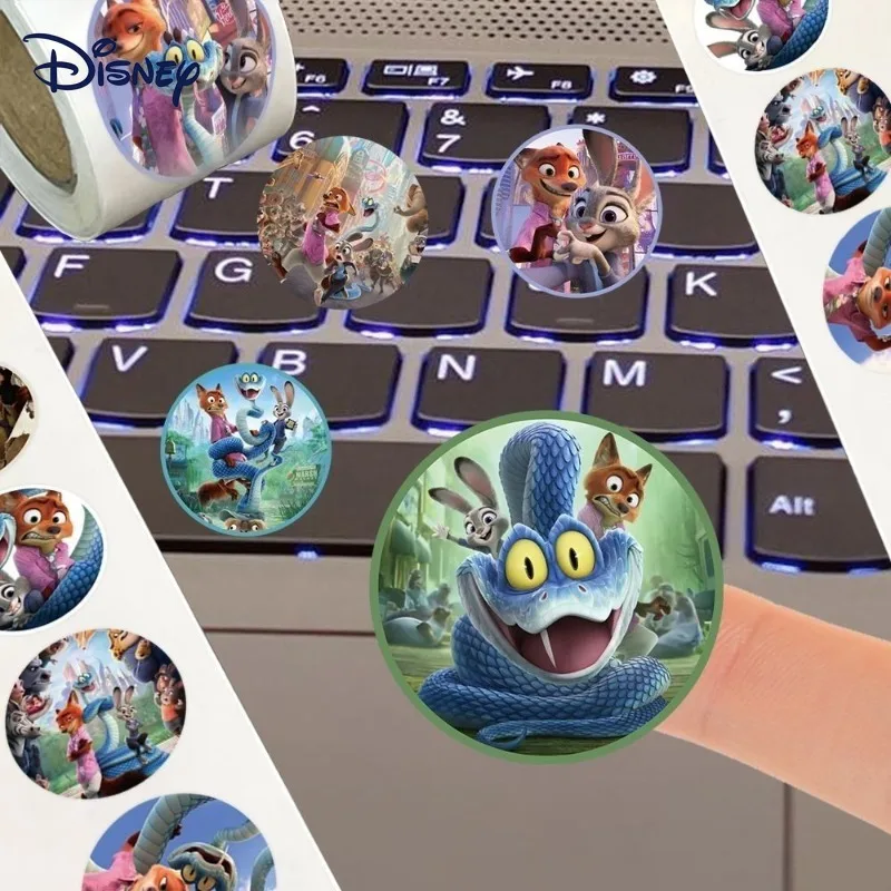 

500PCS Disney Zootopia2 Anime Stickers Waterproof DIY Graffiti Phone Laptop Luggage Guitar Notebook Cartoon Stickers Kids Toys