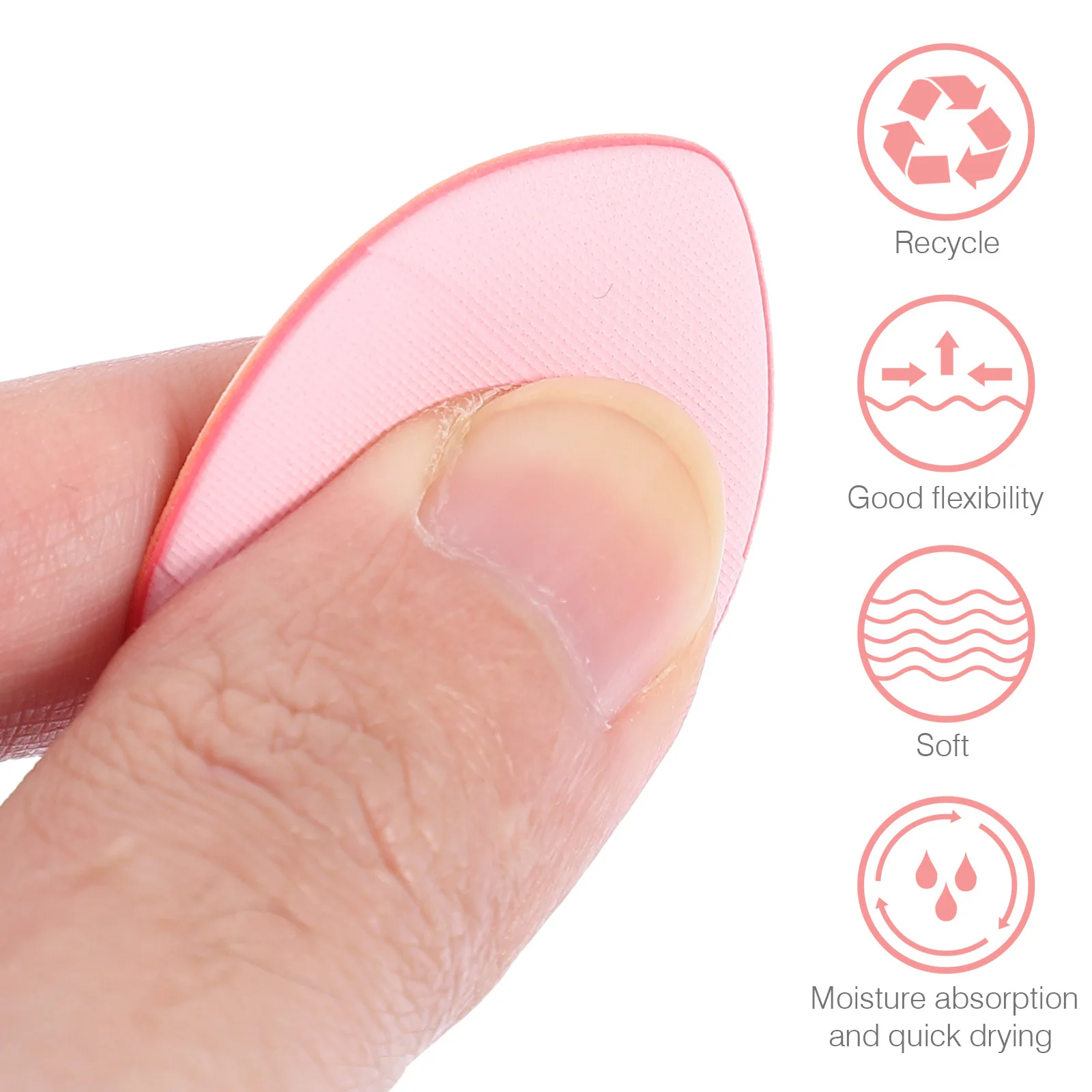 

25pcs Powder Puff Concealer Super Soft Baby Dusting Makeup Foundation Tools Mini Finger Women Daily
