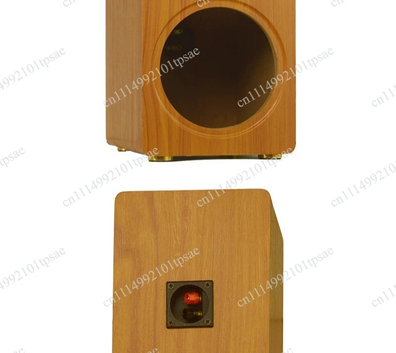 Speaker Empty Box for DIY Speakers, Dual Speaker 3-inch to 8-inch Sizes, Integrated Wooden Shell for Home Use, Ideal