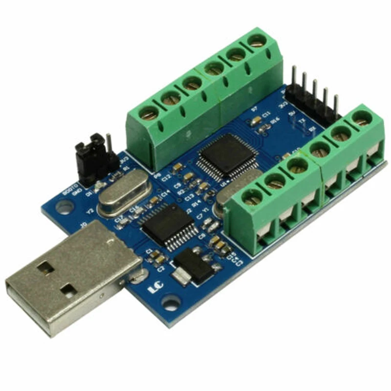 USB 10-Channel 12-Bit AD Data Acquisition Module STM32 UART ADC Module