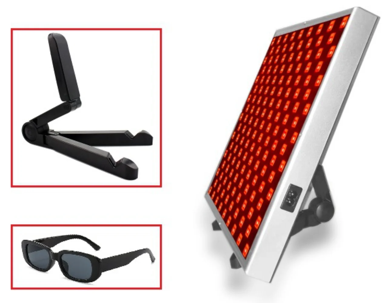 Dispositivo per terapia della luce rossa Lampada a infrarossi lontani 850nm Luce rossa profonda 660nm per la bellezza della pelle Muscoli del corpo e sollievo dal dolore articolare