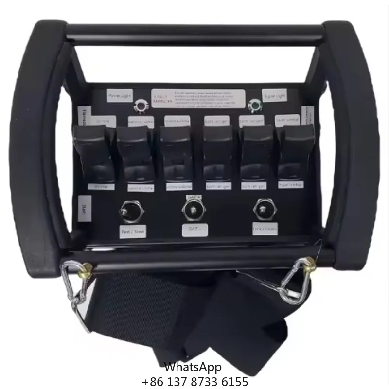 

Factory Direct Supply Customization 6 Joysticks Automatic Waterproof Metal Fixed Code Wireless Remote Control For Trucks 12V/24V