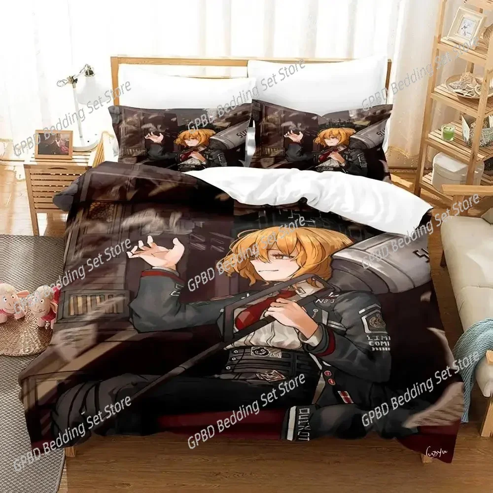 New Game Limbus Company 3D Bedding Set Duvet Cover Pillowcases Single Twin Full Queen King Size Home Decor Quilt Boys Gift