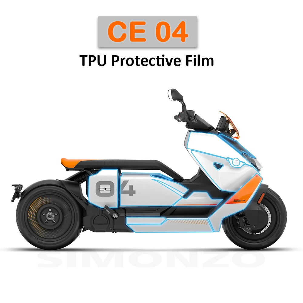 

CE04 PPF Windshield Anti -scratch Film Fit For BMW CE 04 Special Real TPU Protective Film Fairing Protection Parts