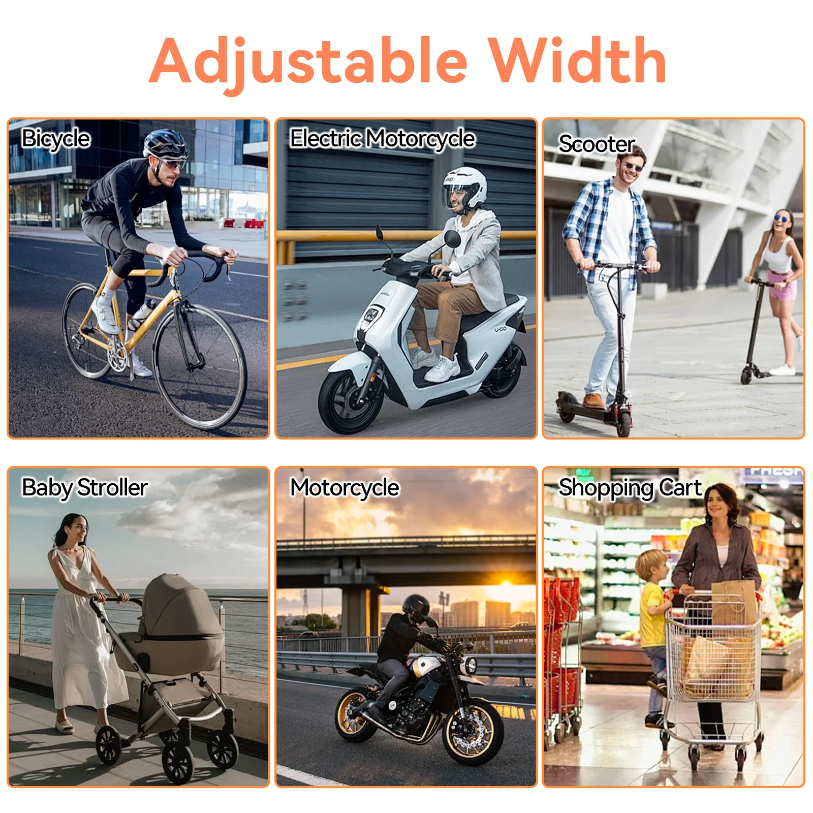 Bicycle Phone Holder 360° Rotatable Universal Non-slip Bicycle phone Stand for 4.7-7 inch Mobile Phone Stand Shockproof Bracket