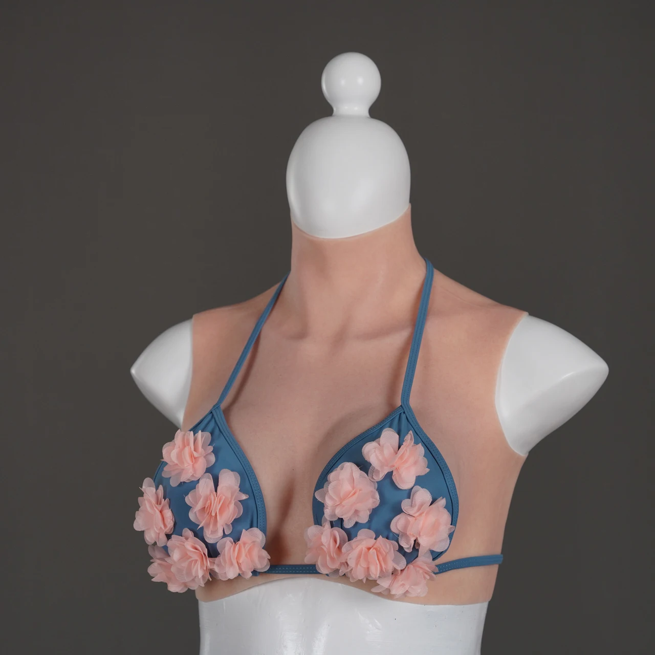 Coarse Textured Silicone Breast Prosthesis Realistic Texture Post-Surgical Breast Form for Women Prop for Influencer Livestreams