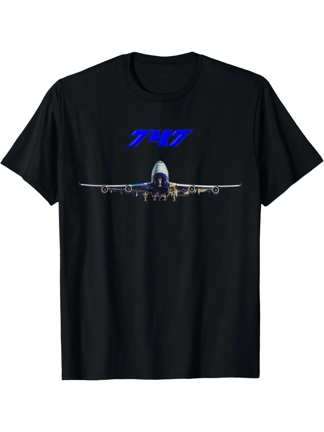 Camiseta Airline Jet 747 Plane Airliner Jumbojet 220g