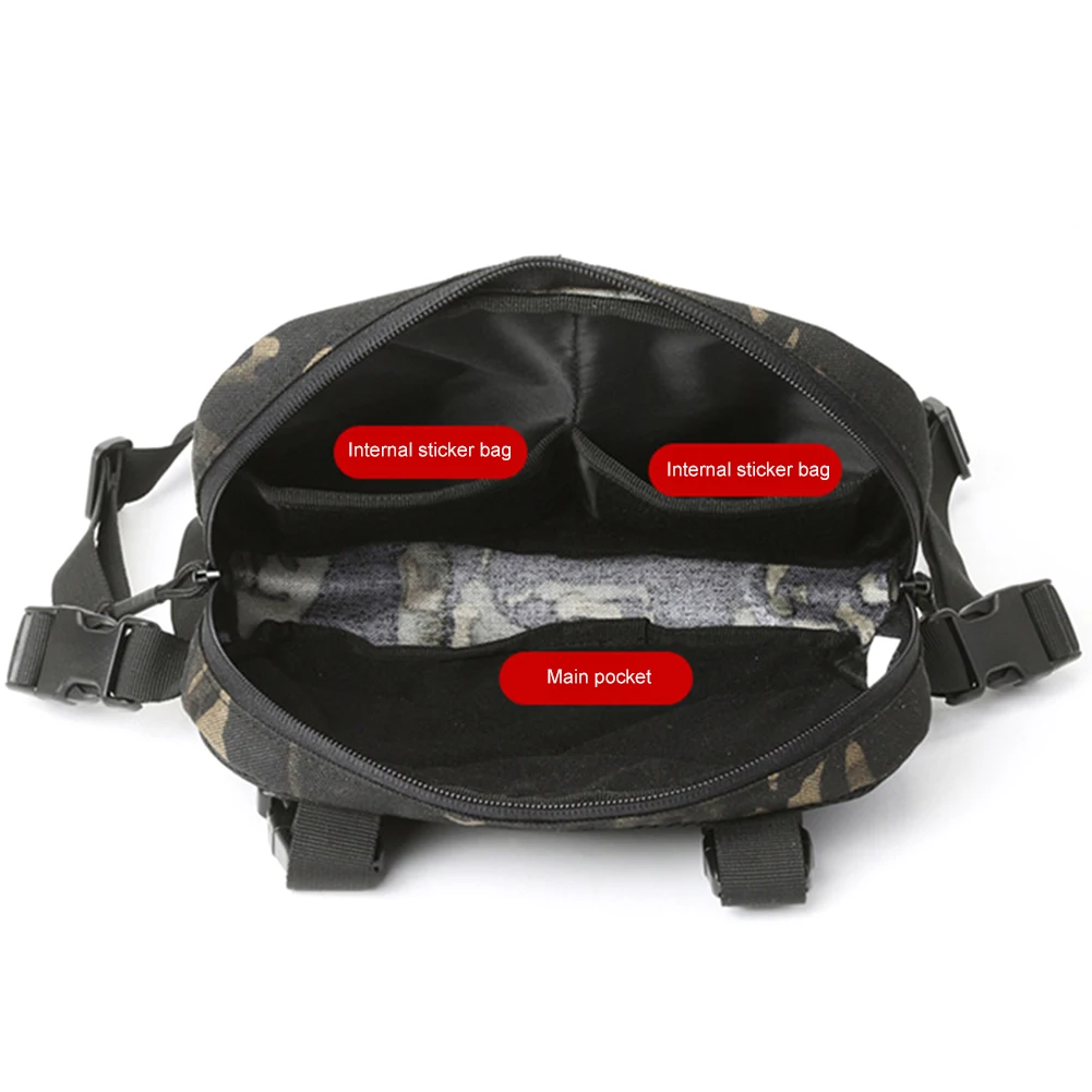 Tactical Chest Rig Backpack Camping Recon Kit Bag Molle Vest EDC Front Pouch Multi-Purpose Daypack For Hiking Fishing Lure Pack