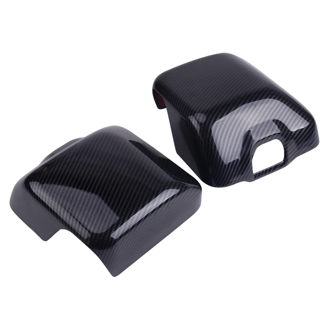 

Carbon Fiber Exterior Right & Left Side Door Mirror Cover Trim Accessories Fit For Jeep Wrangler JL 2018