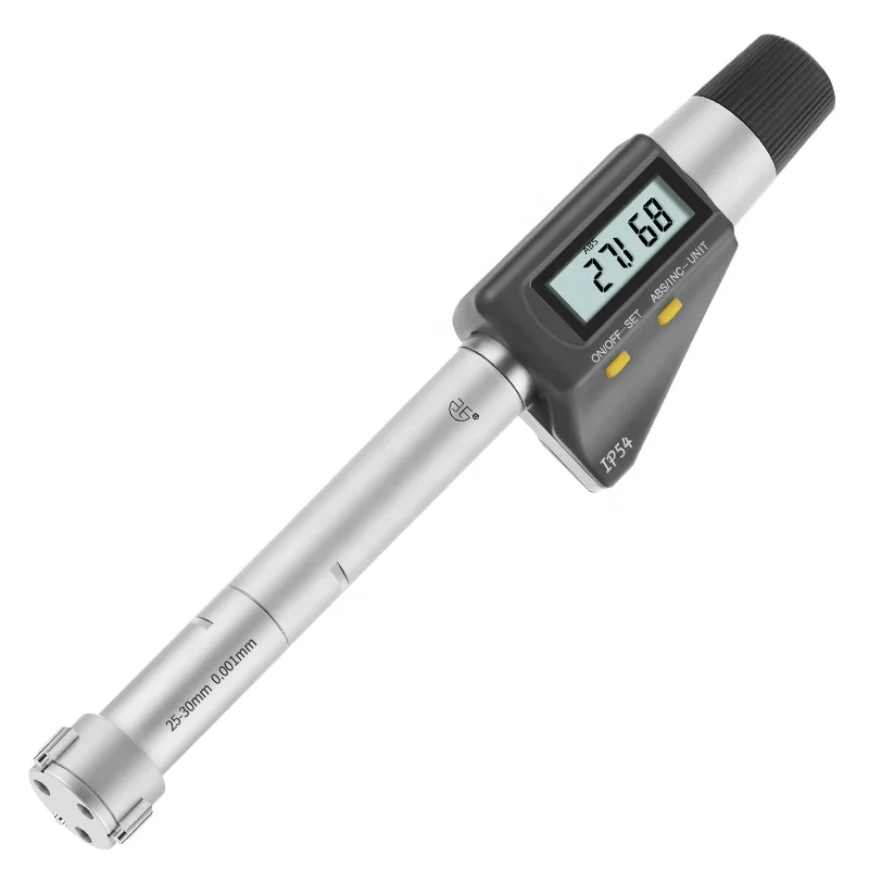 High-Precision Digital Display 6-300mm Aperture Micrometer Electronic Three-Jaw/Three-Point Inner Instrument Physical Measuring