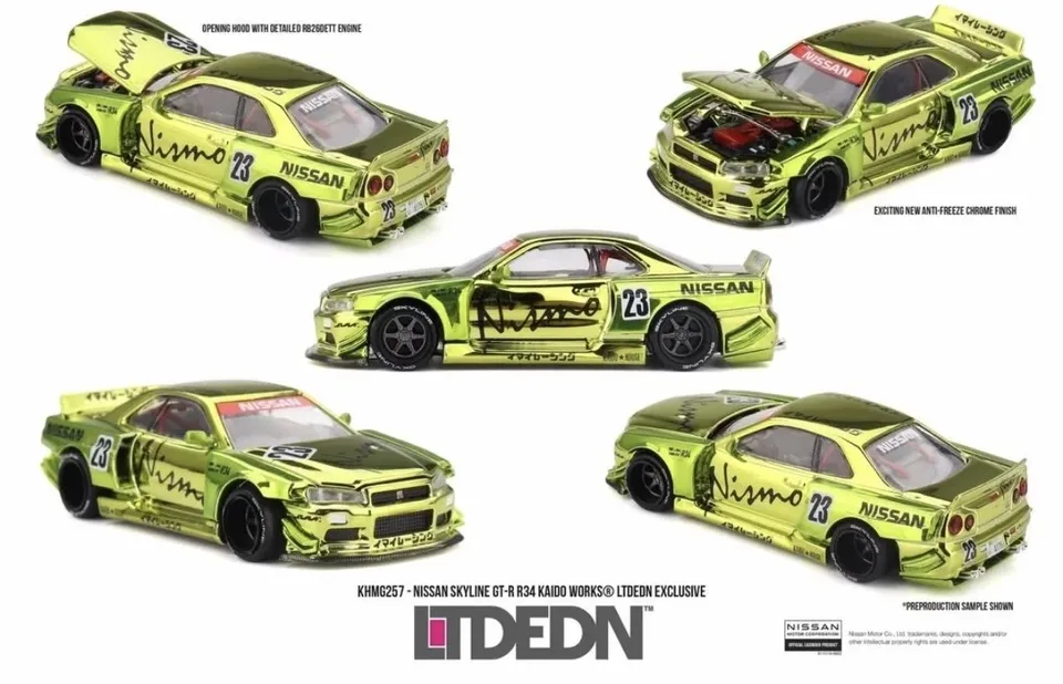 1:64 Kaido House Minigt 2026 Hec Nissan Skyline Gt-R Ltdedn R34