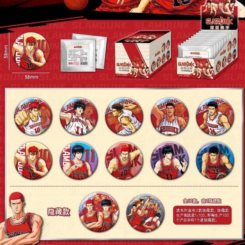 Nouveau Slam Dunk Kaede Rukawa personnage d'anime périphériques Bar Chirp broche personnalité créative fer blanc Badge accessoires cadeaux
