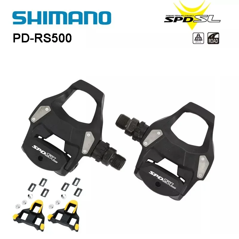 

Shimano PD-RS500 SPD-SL road bike riding pedal SM-SH11 anti-skid upgrade R540