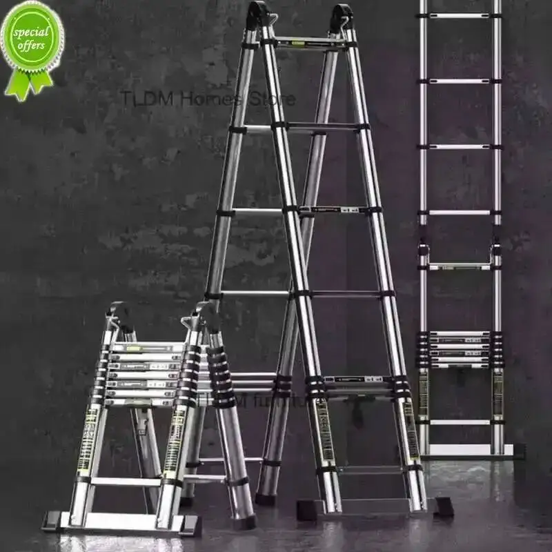 

Ladder Home Lifting Multifunctional Portable Herringbone Engineering Ladders Step Thickened Ladders Folding Stairs Telescopic