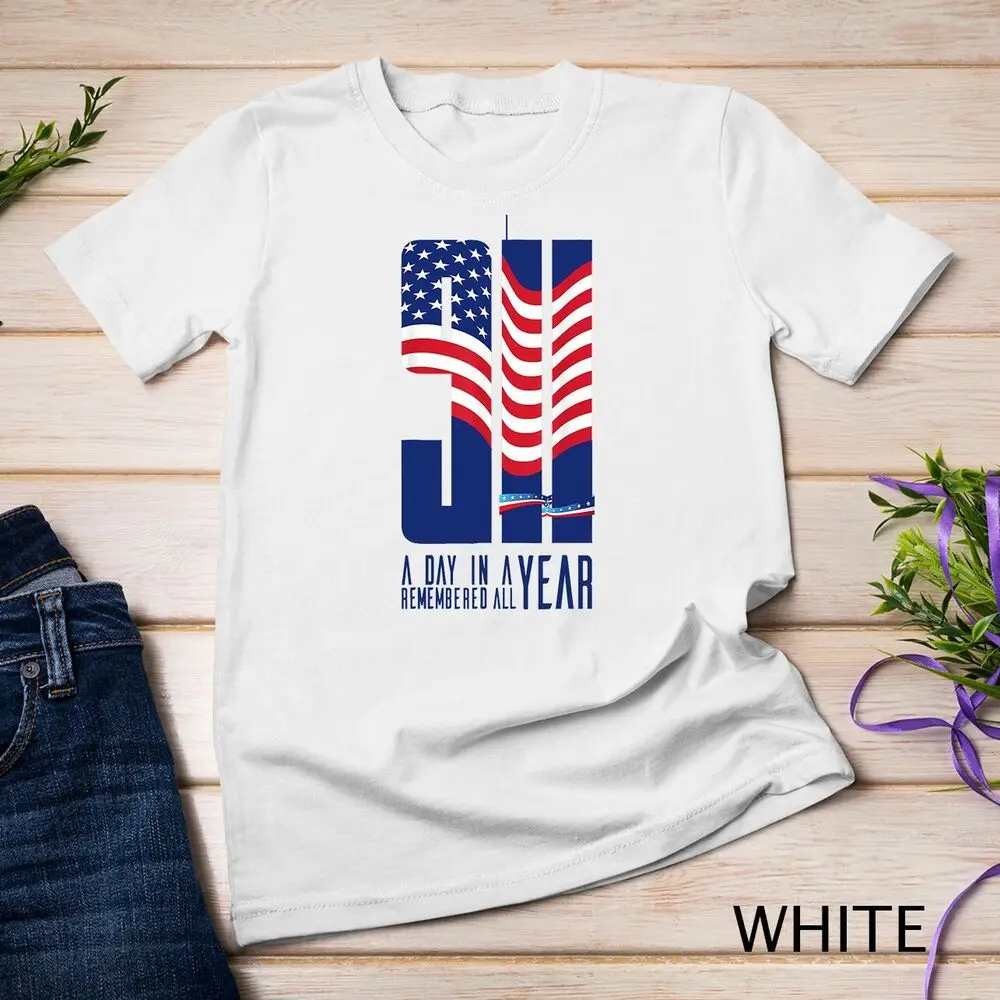 

9-11 Memorial T-shirt Patriot Day Shirt Unisex T-shirt Men's and women's T-shirts