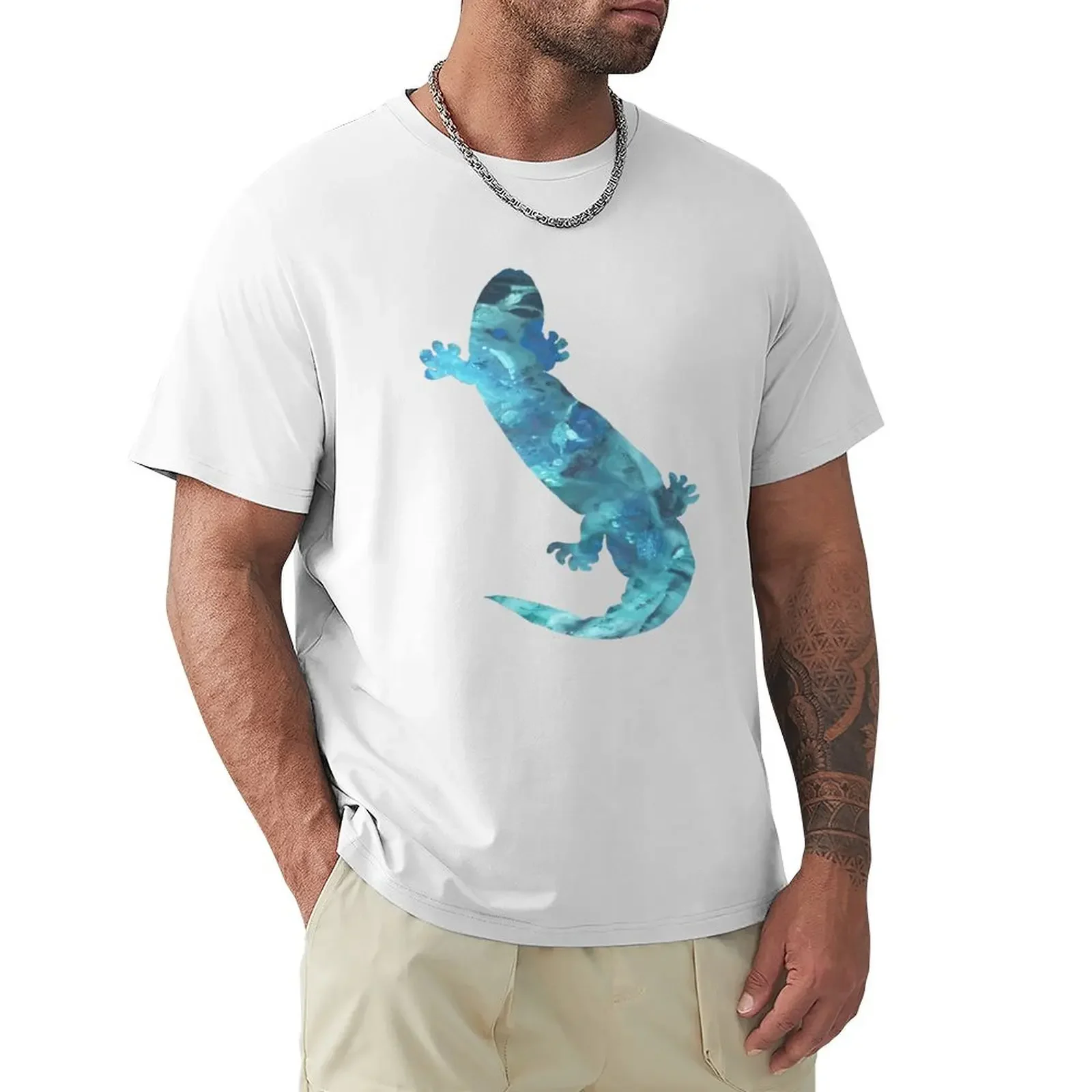 

Hellbender T-shirt Short sleeve tee blanks tops slim fit t shirts for men