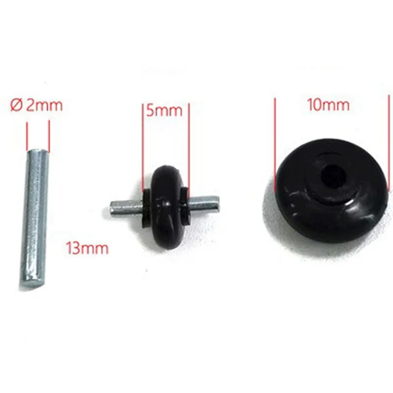 Rodillos de ejes para aspiradora, pequeñas ruedas para DC35, DC44, DC45, DC59, DC62, V6, SV03, SV05, SV06, SV07, cabezales motorizados