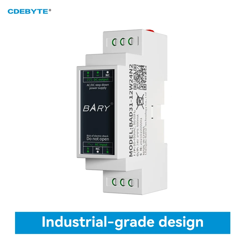 AC-DC Isolated Step Down Power Supply  Short-Circuit Overcurrent Overvoltage Protection CDEBYTE BAD11/31 Series DIN Rail 2.75KV