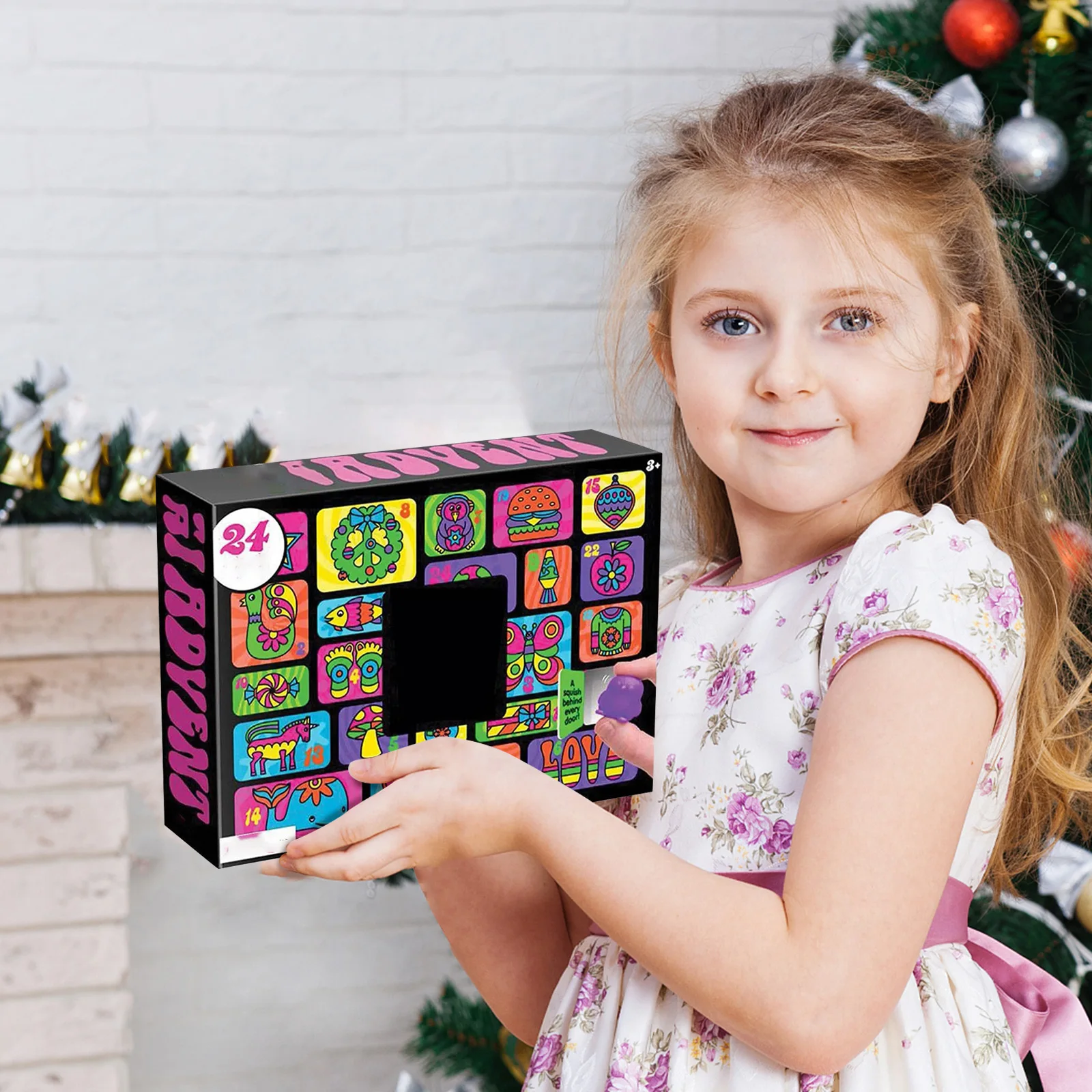 Sensory Advent Calendar with 24 Squishy Toys - Christmas Countdown with Fun Shapes & Textures, Create New Holiday Traditions wit