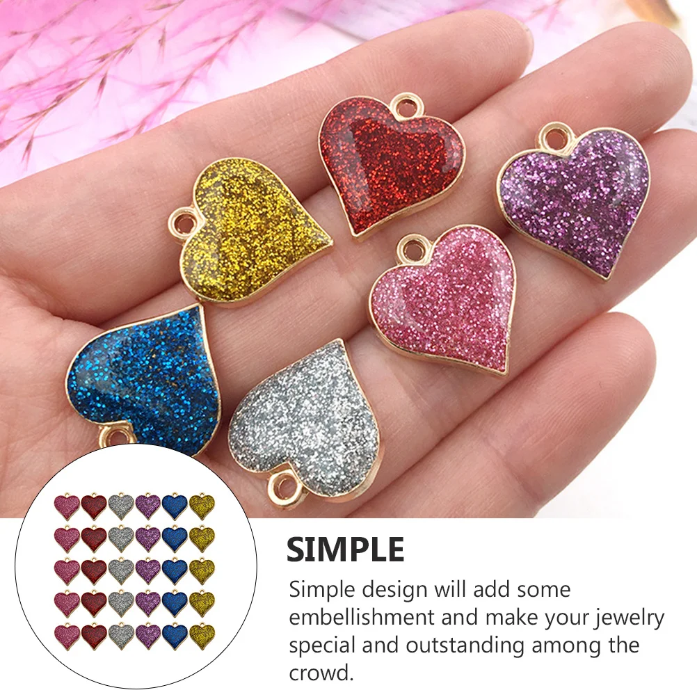 

30pcs Shaped Pendants Alloy DIY Jewelry Accessories Charms Jewelry Accessories Creative Beads Decorations Craft Supplies