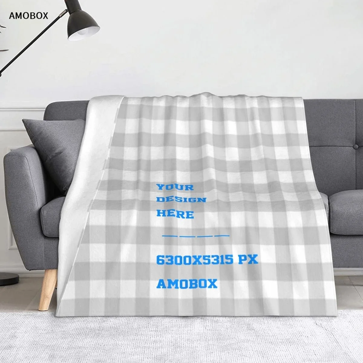 

AMOBOX-Custom Blanket с фотографиями, персонализированные фланелевые одеяла, подарки для парня и подруги, 60x50 дюймов