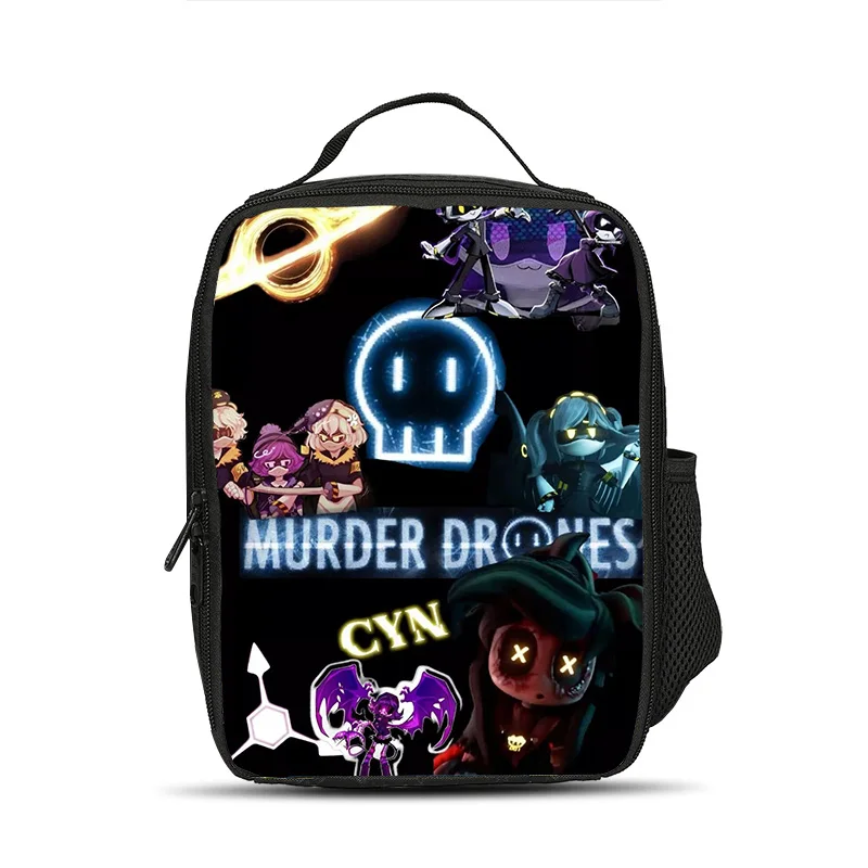 Murder Drones Ice Bag Lunch Bag Versatile  Large Capacity Strong Performance Best Gift for Boy Girl School Birthday